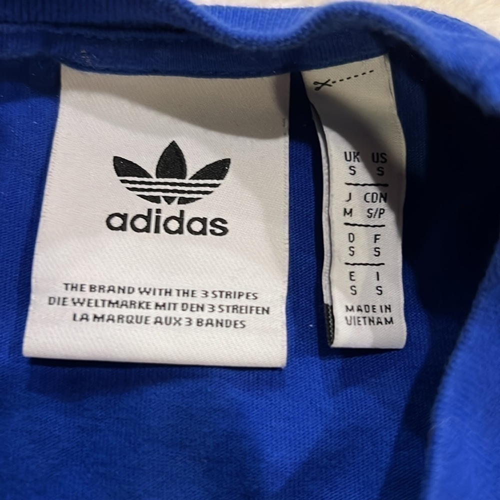 Adidas Brush Stroke T-Shirt size small - Picture 4 of 6